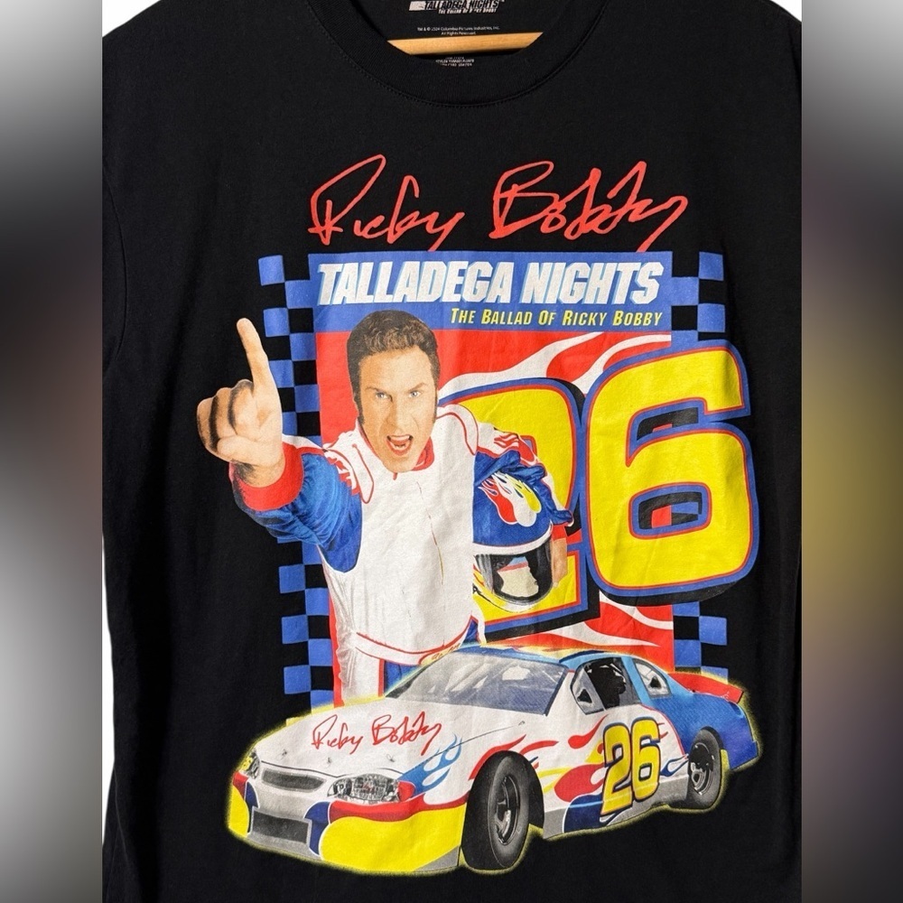 Talladega Nights The Ballad of Ricky Bobby Movie Graphic Tee Shirt Size Medium - Picture 2 of 4